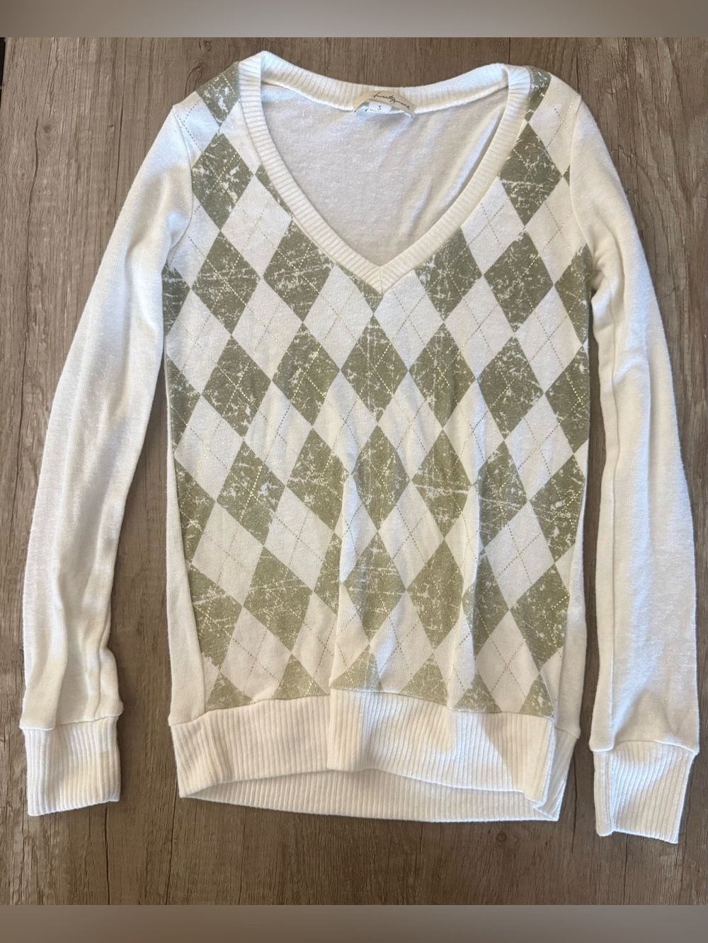 Twenty One Argyle Sweater